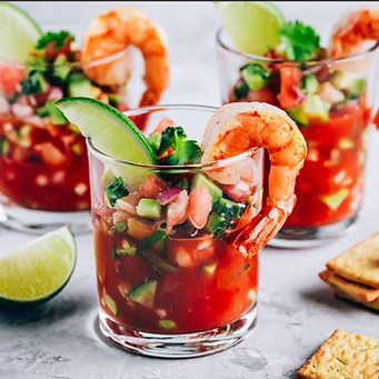 Coctel de camaron para eventos sociales y empresariales