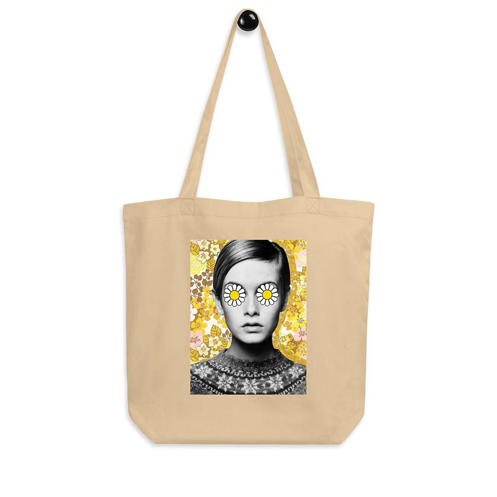 Thumbnail: I DREAM OF TWIGGY Tote Bag