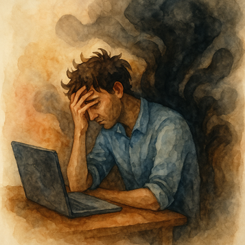 Burnout: quando a alma grita pelo que foi silenciado