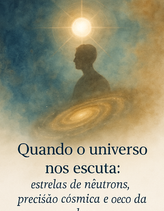 Quando o universo nos ouve: estrelas de nêutrons, precisão cósmica e o eco da alma