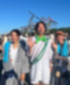 昨年の浜降祭の様子 石塚かれん 石橋尊久 BENIRINGO藍奈