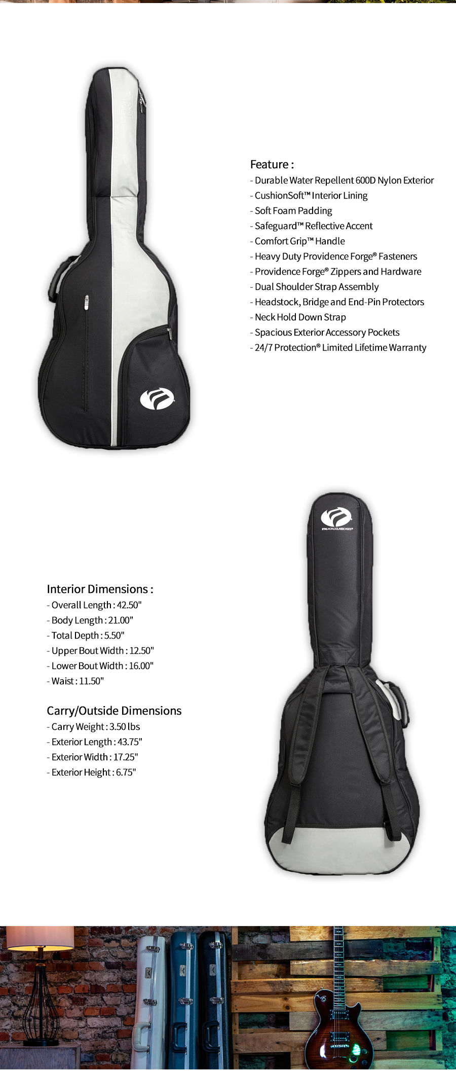 섬네일: Dreadnought 6-12 String Soft Case™