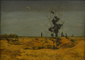 Antoine Chintreuil, Carrière de pierres meulières à Igny, vers 1850, huile sur toile.
