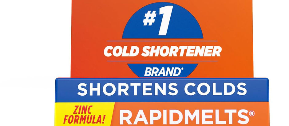 Zicam Cold Remedy Zinc RapidMelts, Elderberry Citrus Flavor, Homeopathic, Cold Shortening Medicine, Shortens Cold Duration, 25 Count