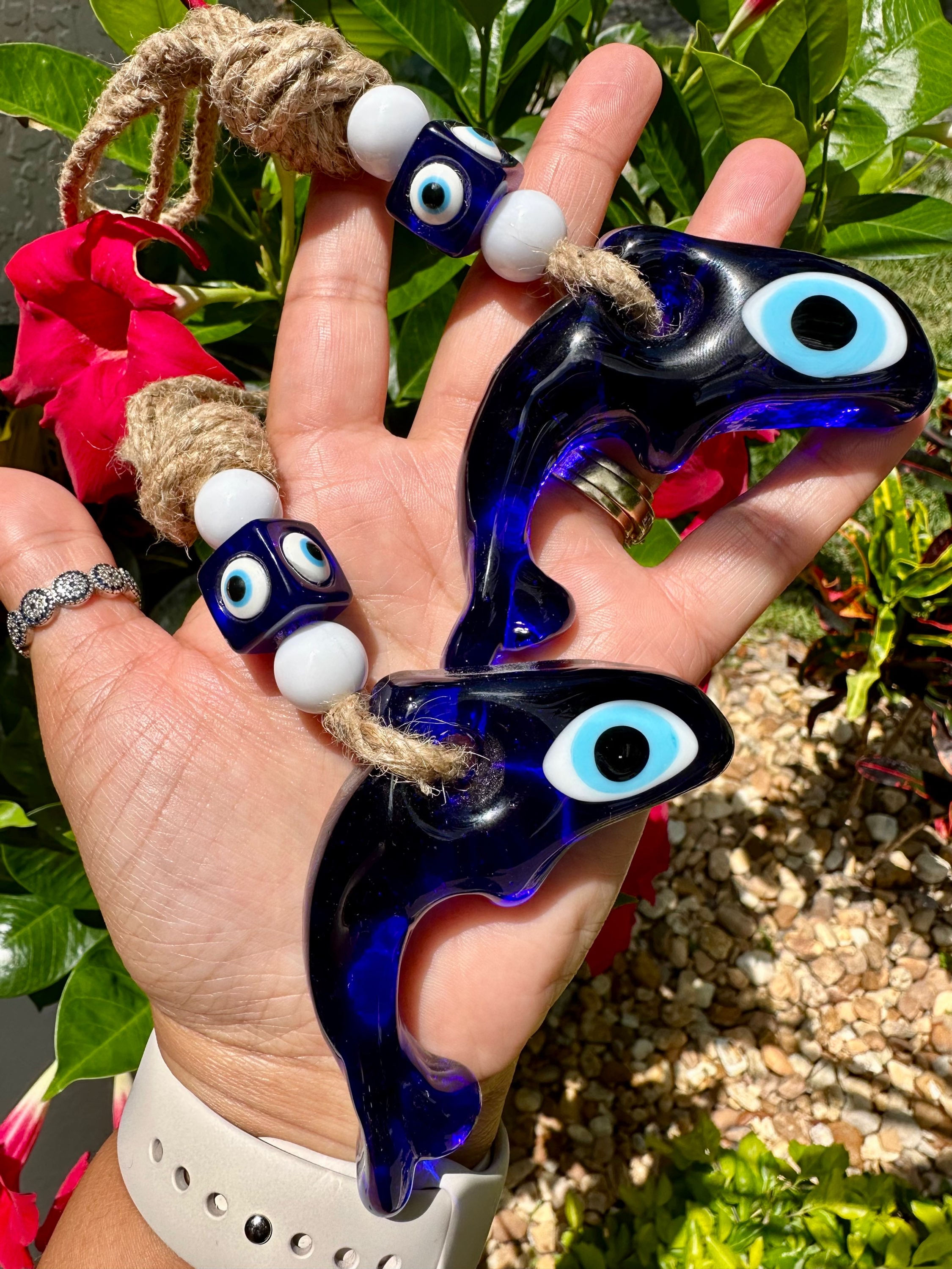 Evil Eye Wall Hanging - Dolphin 