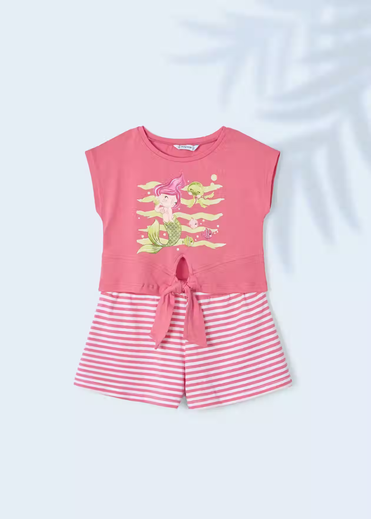 Completo 2 pezzi cotone sostenibile bambina