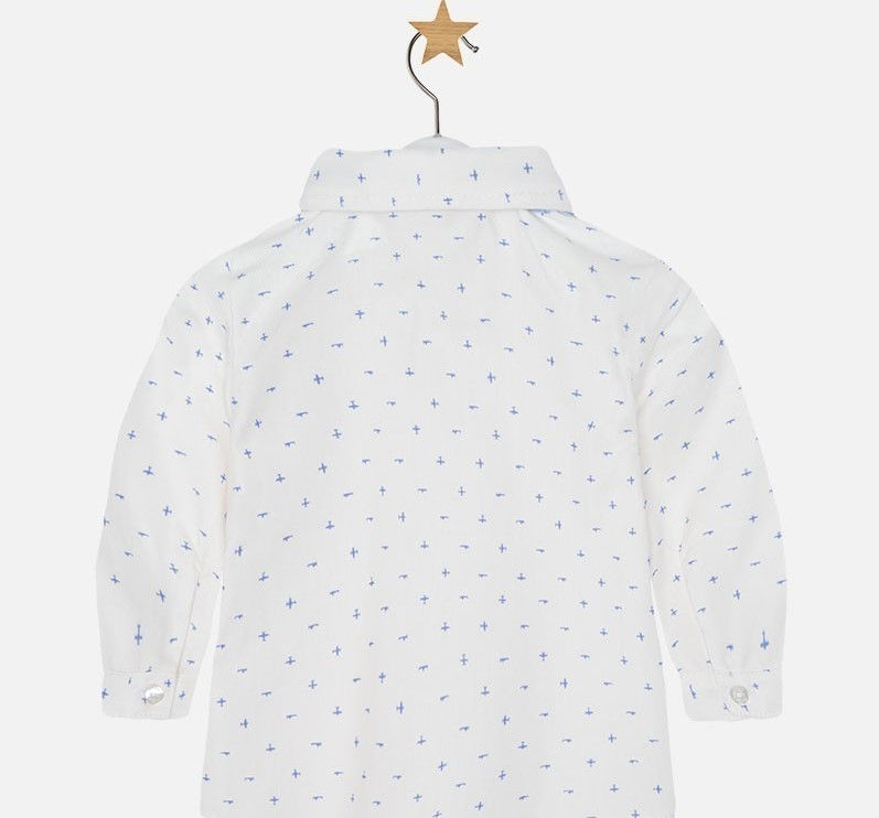 Miniatura: Camicia manica lunga con papillon bambino