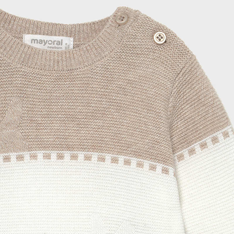 Miniatura: Completo ghettina tricot Ecofriends neonato