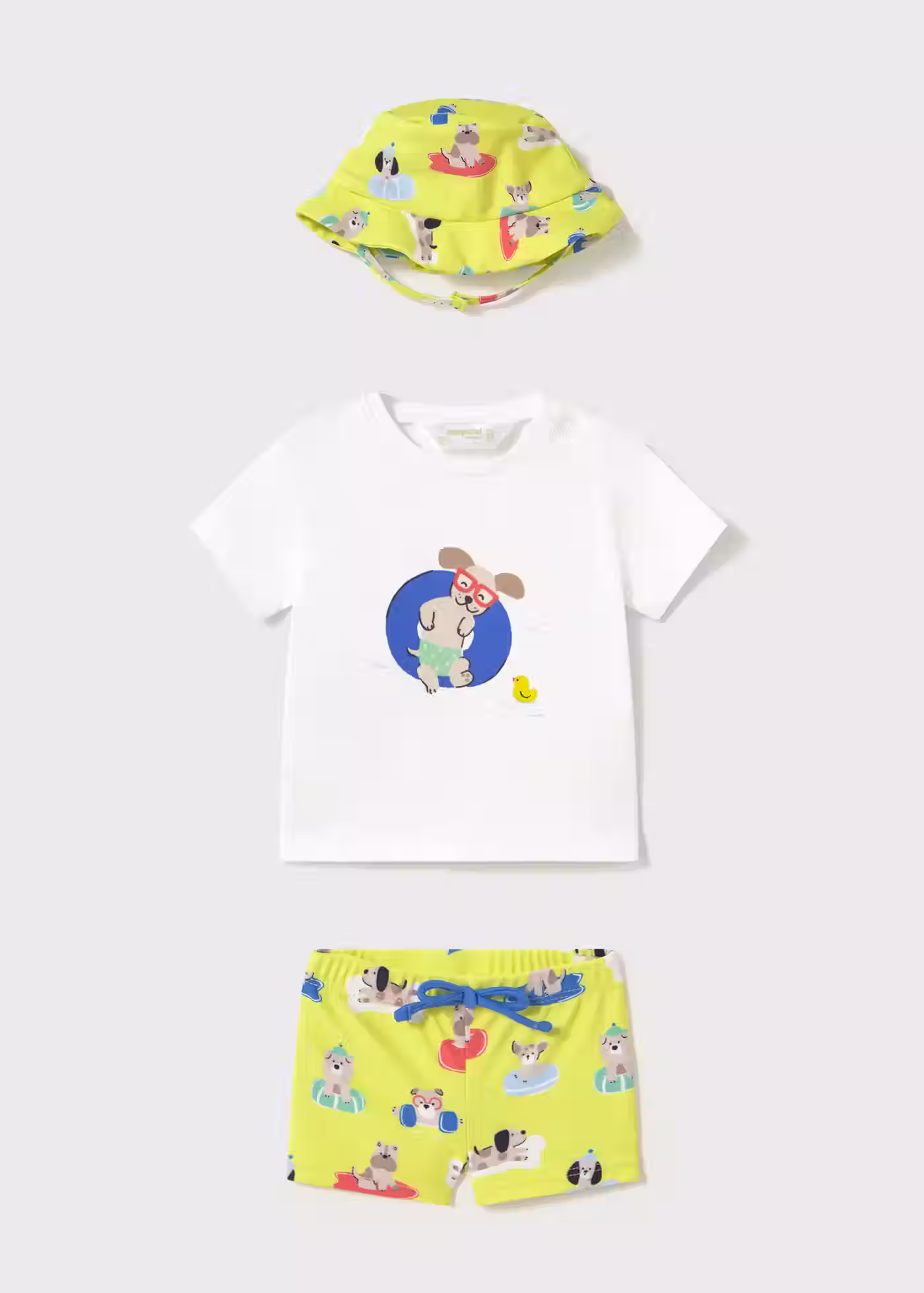 Completo mare 3 pezzi protezione solare neonato