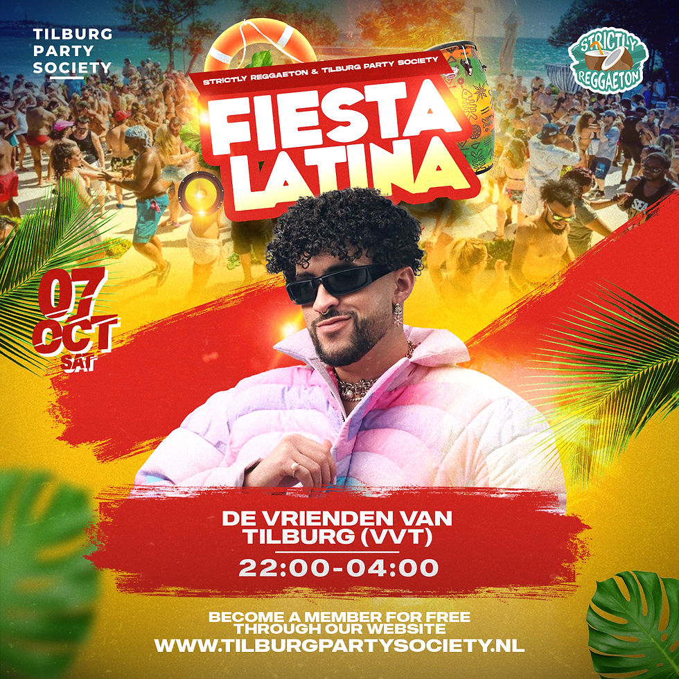 Fiesta Latina - Strictly Reggaeton & Tilburg Party Society