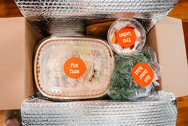 meals packaged in box