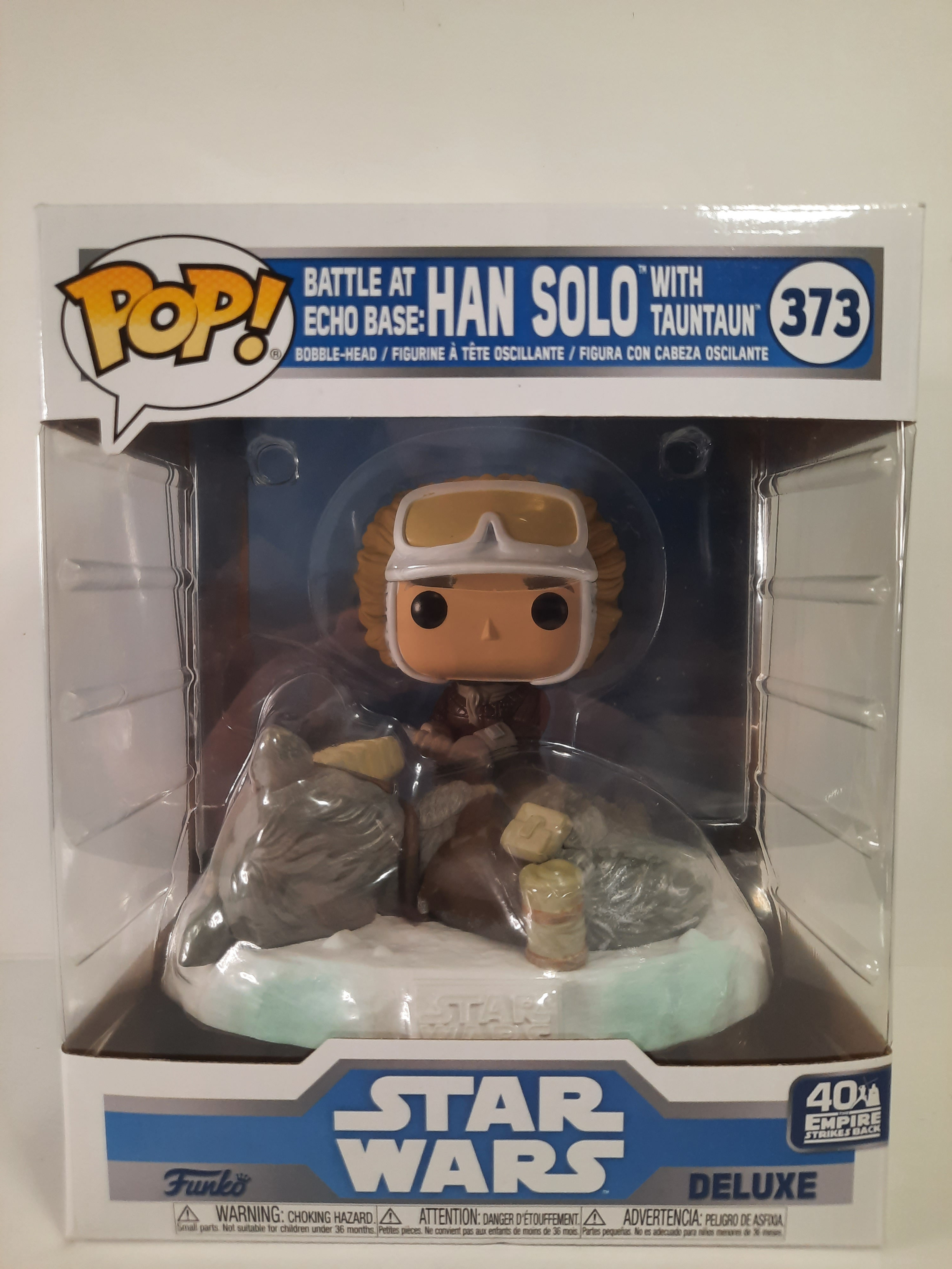 Star Wars Deluxe Pop Vinyl Empire Strikes Back Echo Base Han Solo & Tauntaun 373