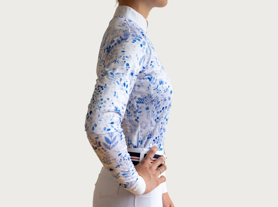 Thumbnail: DEE Blue Floral Sun Shirt