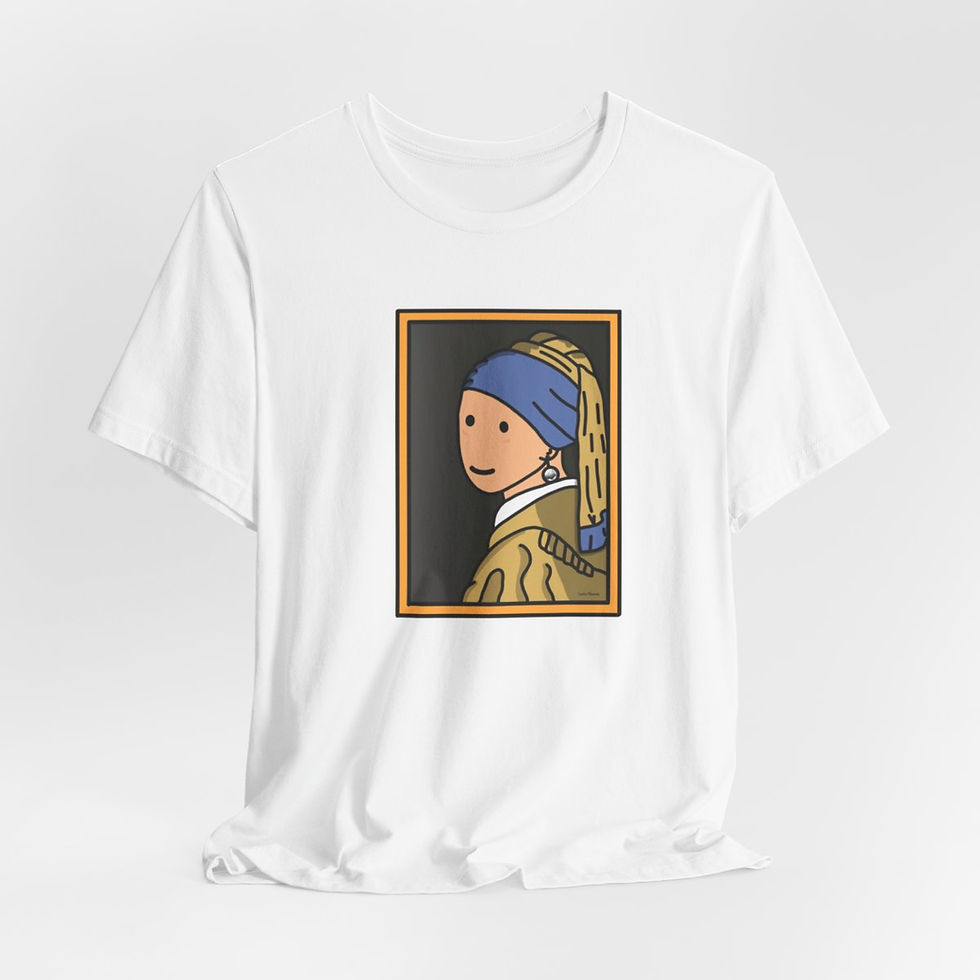 Thumbnail: Girl with the pearl earring Short Sleeve Tee