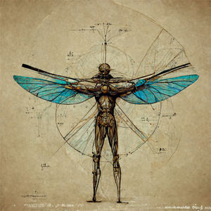 The Vitruvian Dragonfly