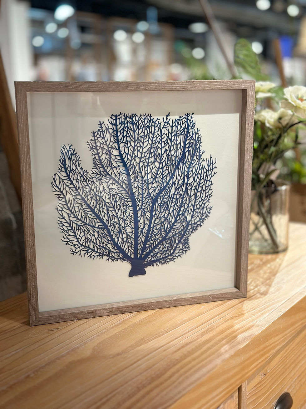 Miniatura: Abanico de coral papel calado