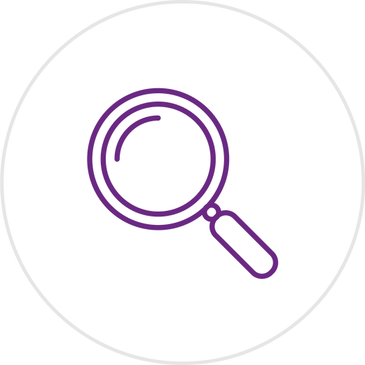 icon of a magnifying glass
