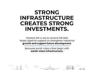 How Dholera's Water Pipeline Project Strengthens Future Investments | Hasta Shravana