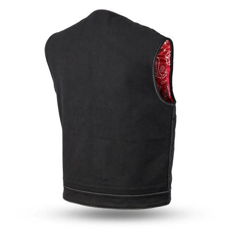 Thumbnail: Men's Denim Custom Club Vest w/o Collar