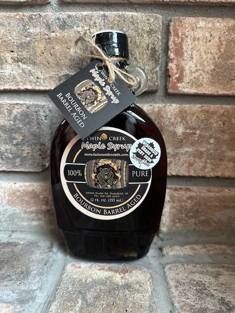 Bourbon Barrel Aged Maple Syrup 12oz