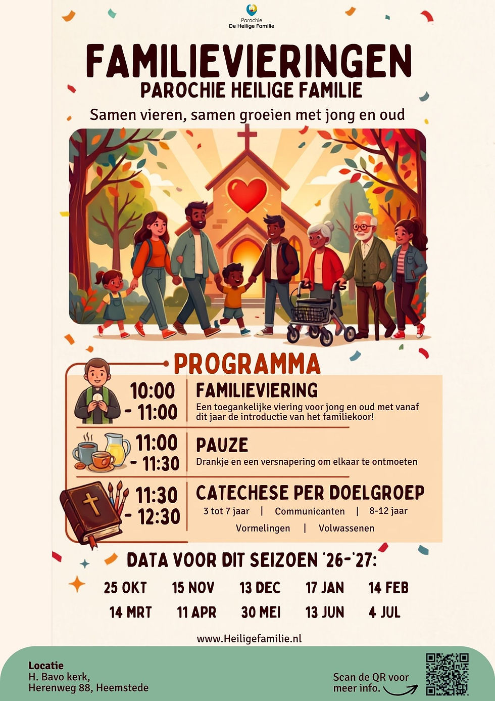 Nieuw seizoen Familievieringen 