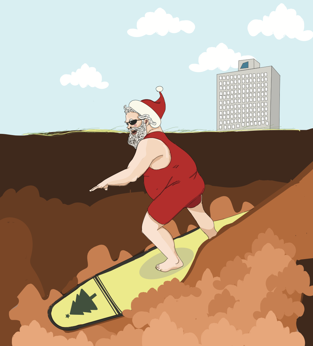 Chocolate River Surfer