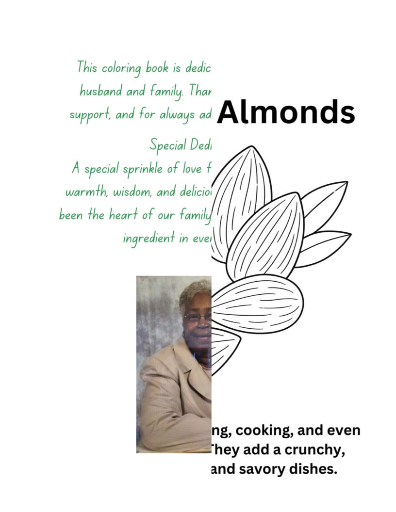 Thumbnail: Seasoning coloring book video premier with page A for Anise