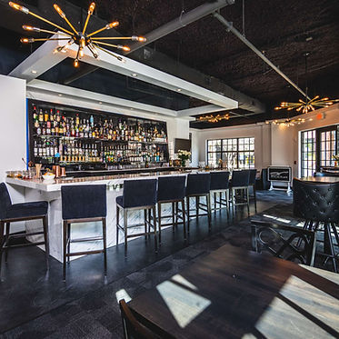 Interior dining room and bar renovation at Mise En Place restaurant in Tampa FL