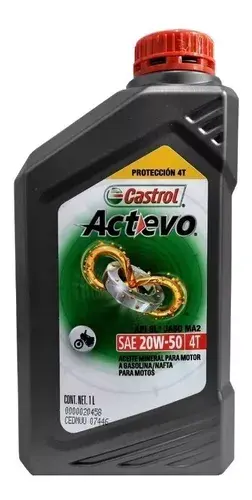 Aceite Mineral 4T 20W50 Castrol Actevo