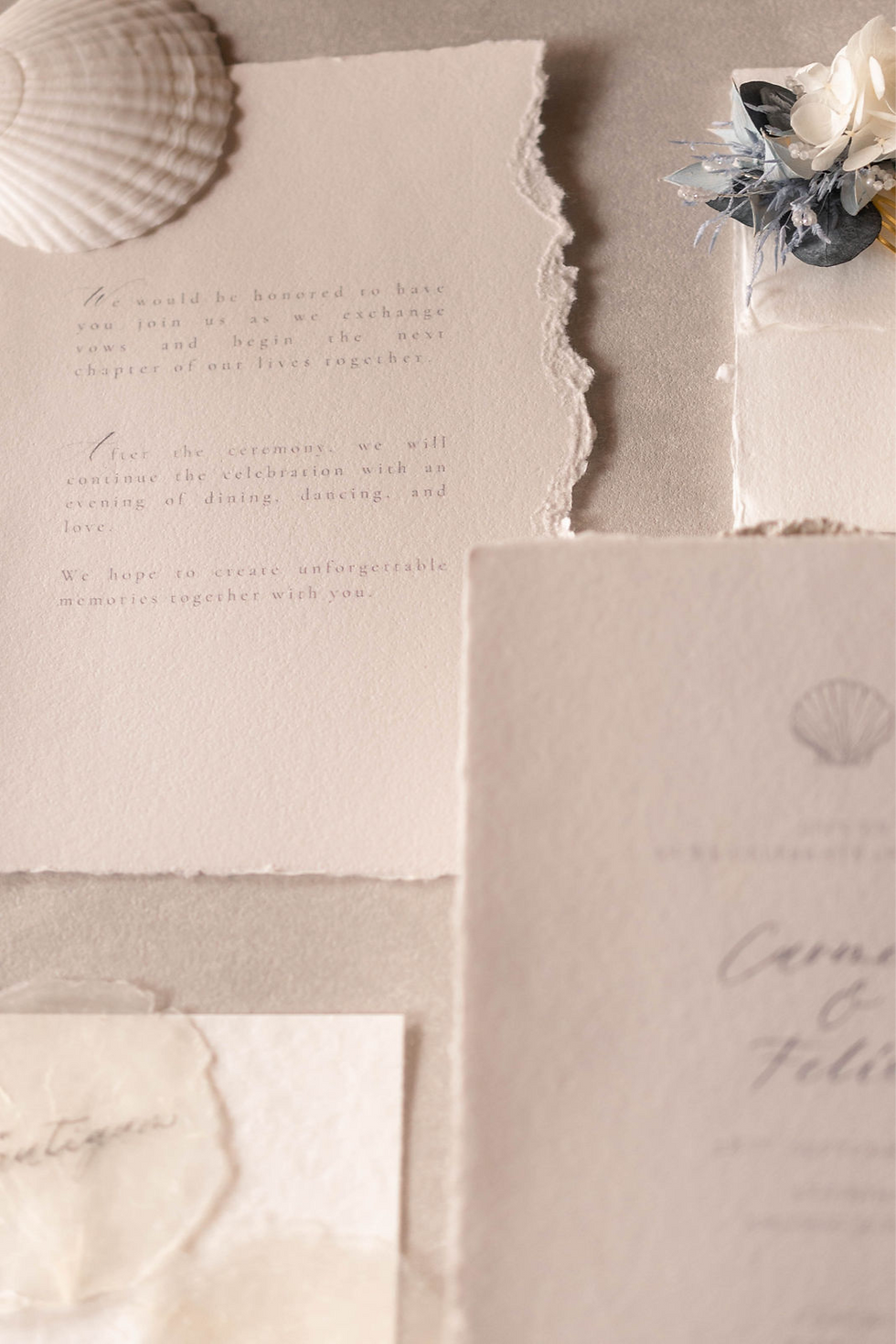 Hochzeitspapeterie elegant Kallicamus