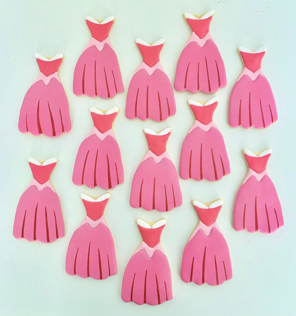 Princess Dress Cookies