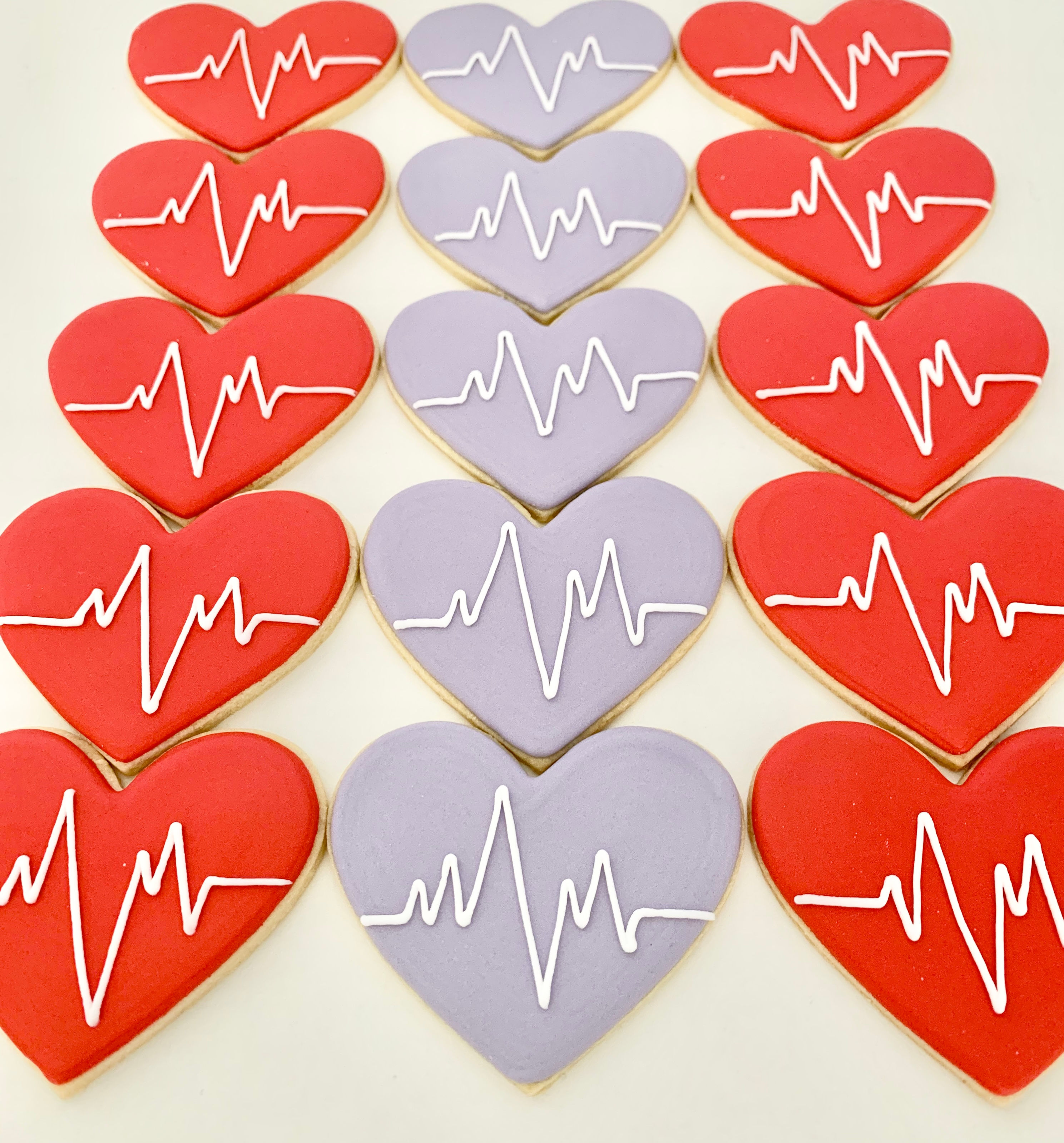 EKG Heartbeat Cookie
