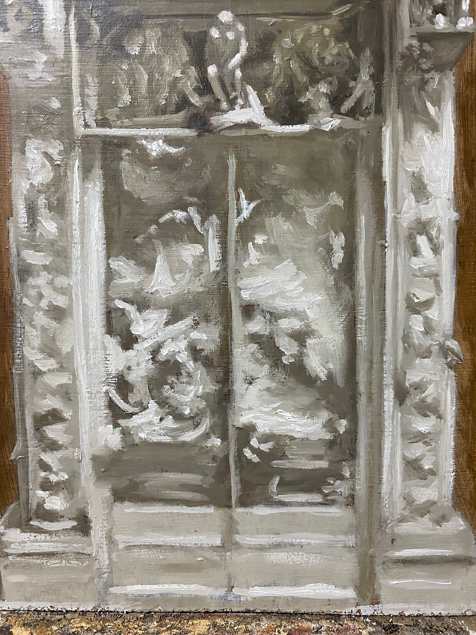 Thumbnail: ‘Gates of Hell’ Oil Painting