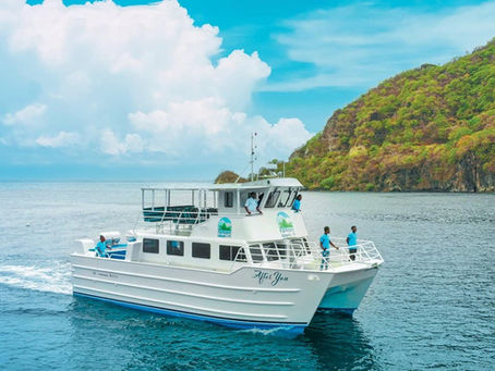 Boat transfer in St Lucia