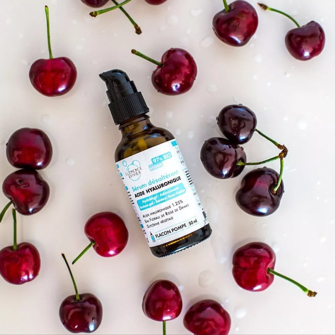 Sérum désaltérant à l'Acide hyaluronique clémence et Vivien cosmétiques bio et français