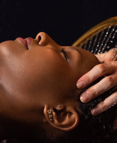 Lady in Kemsing Sevenoaks enjoying a Jamanese head sap