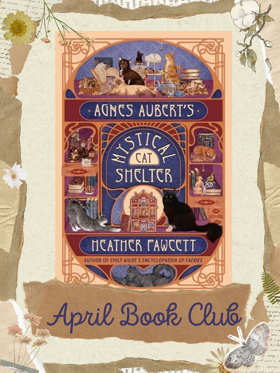 April Book Club - Agnes Aubret’s Mystical Cat Shelter