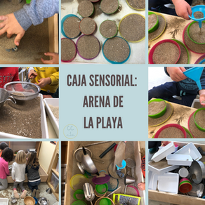 CAJA SENSORIAL (I): Arena de playa