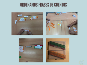 ORDENAMOS FRASES DE CUENTOS