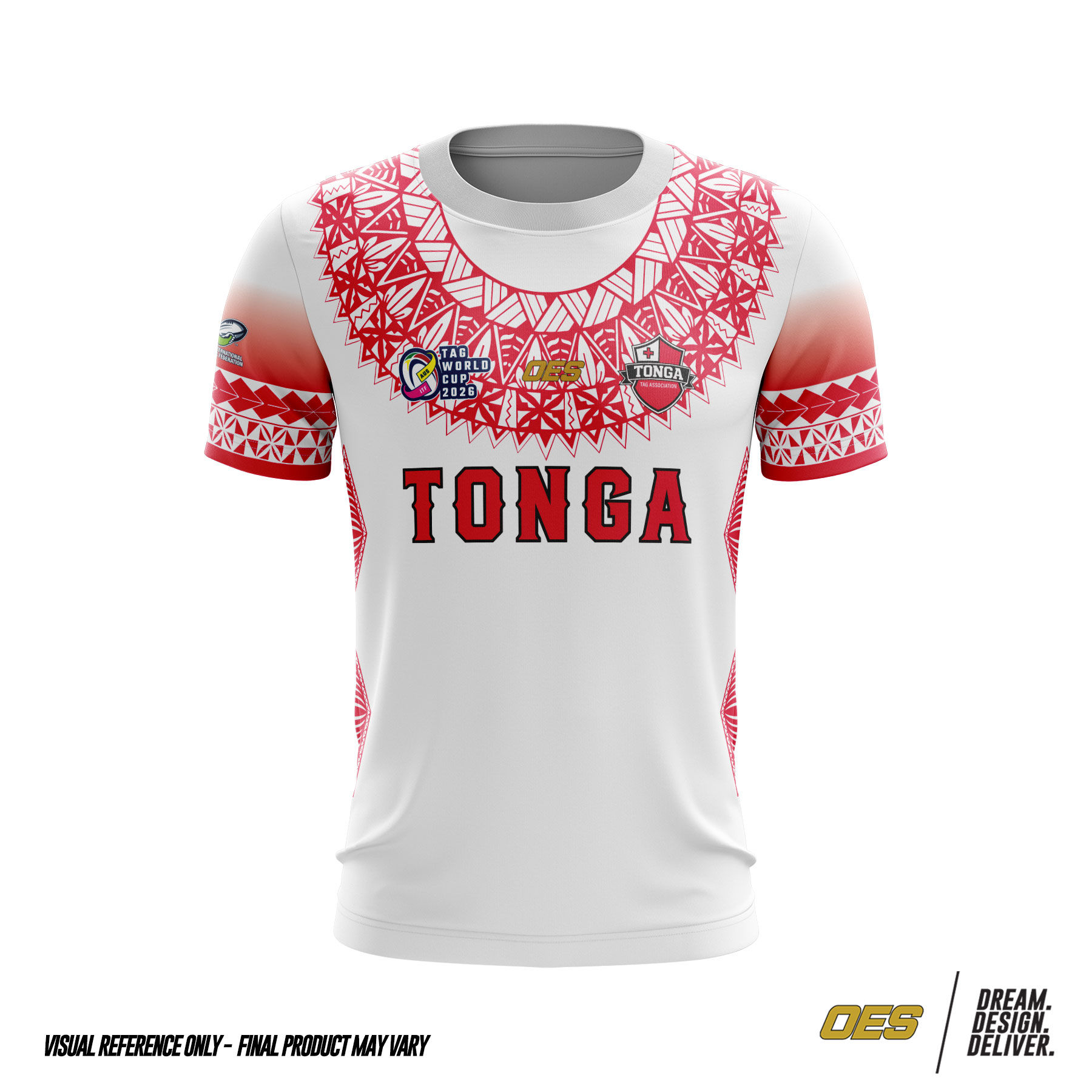 2026 TONGA WC SUPPORTERS - MENS PLAYING TEE (AWAY)