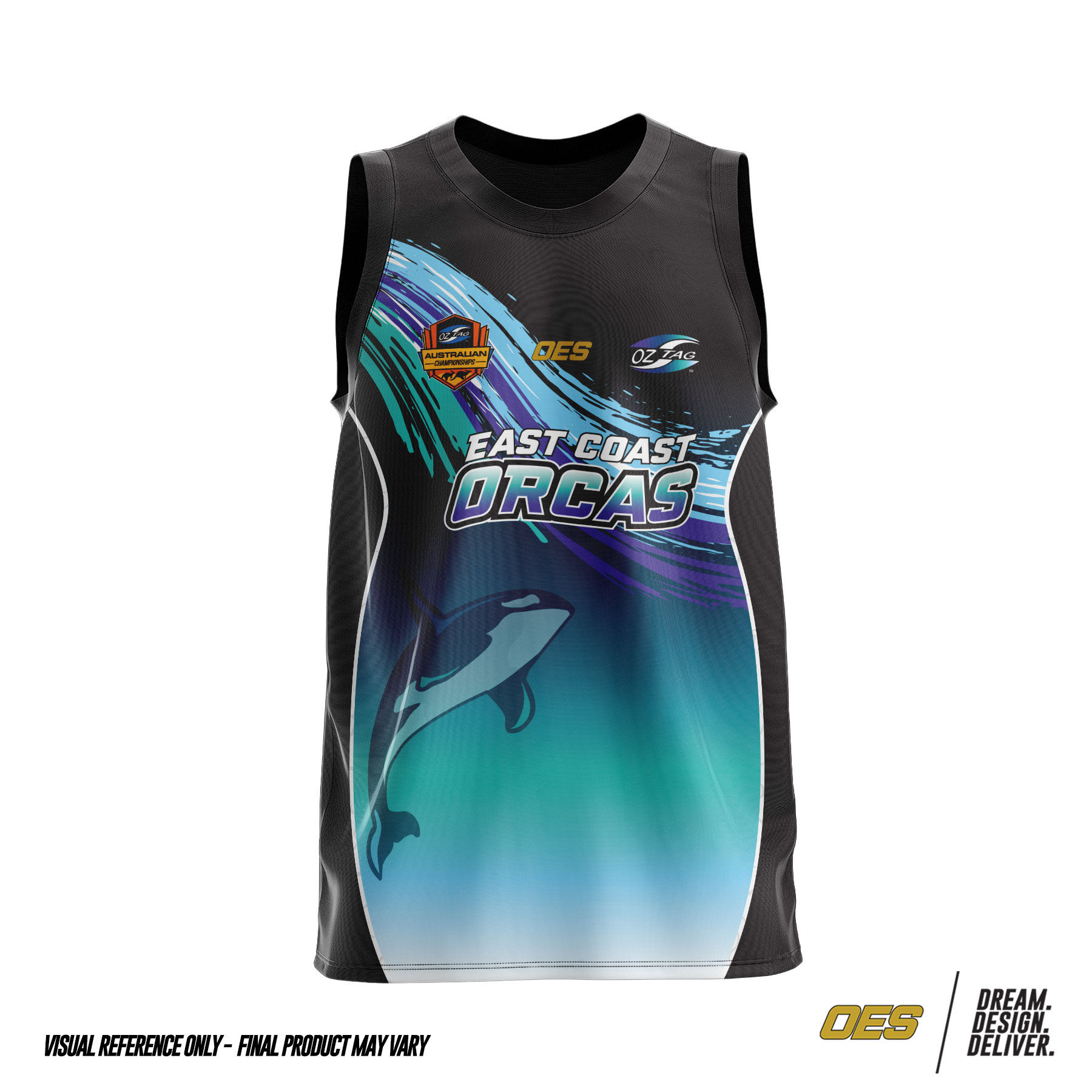 ORCAS JNRS - BOYS PLAYING SINGLET