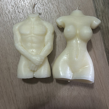 Male & Female Figurine Candle
