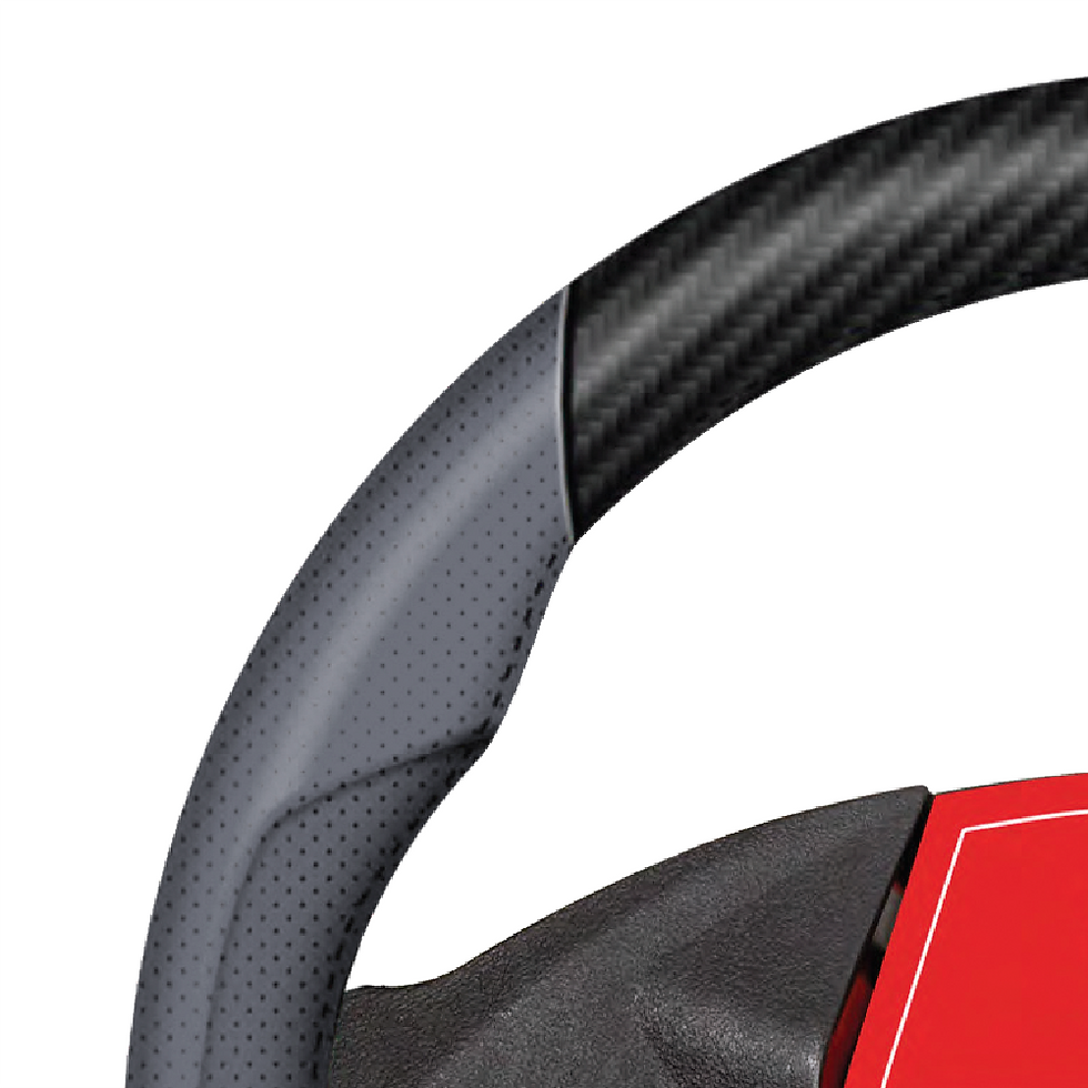 Miniatura: Cubierta para Volante MOMO BLACK AND GREY