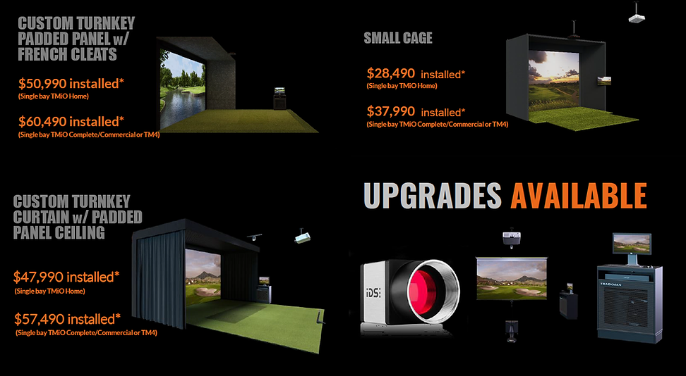 Trackman Installation Price Sheet New Jersey