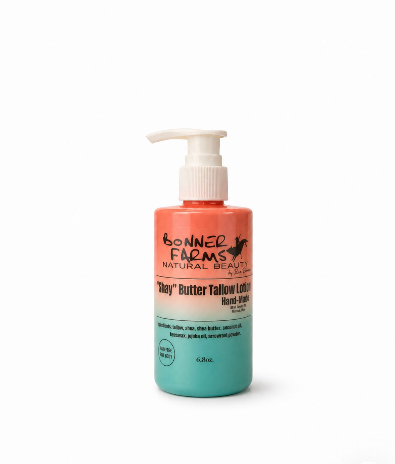 Shae Butter Tallow Lotion Pump Bottle