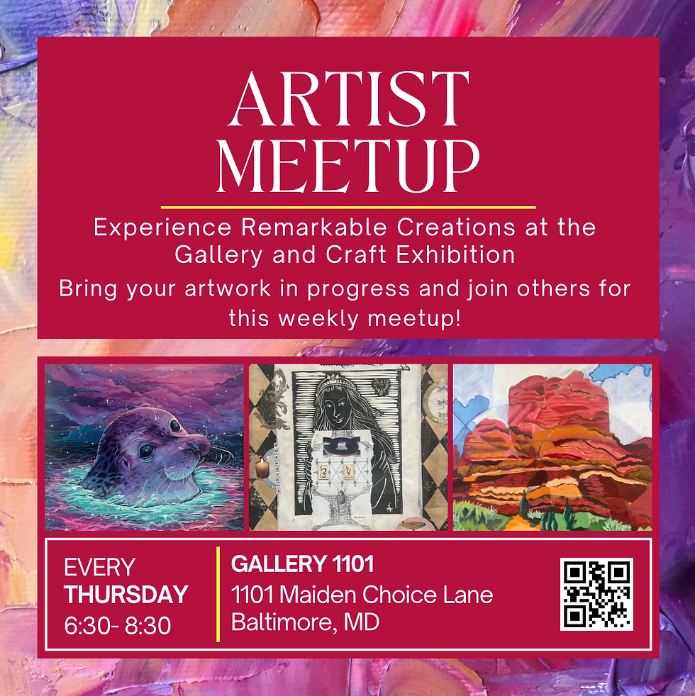 Evening Artist Meetup at the Gallery 