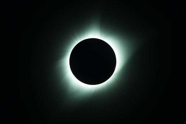 Total solar eclipse photography print