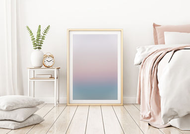 Pastel sky gradient fine art photography print from the Erin and Jake Photography Fine Art Gallery.