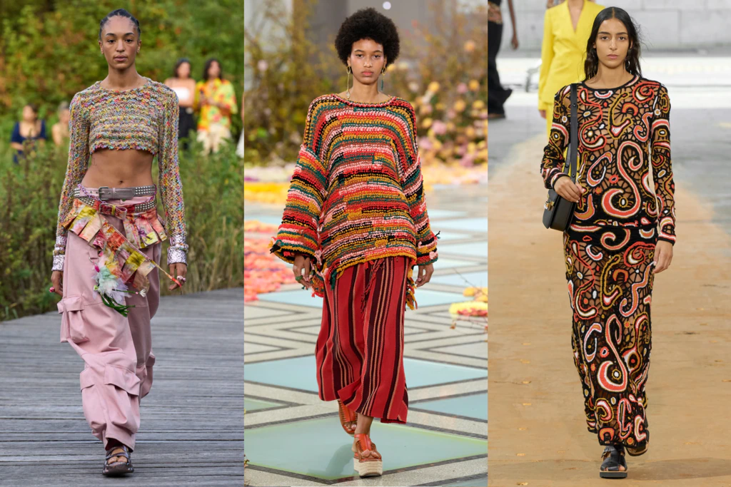 Eclectic print fashion