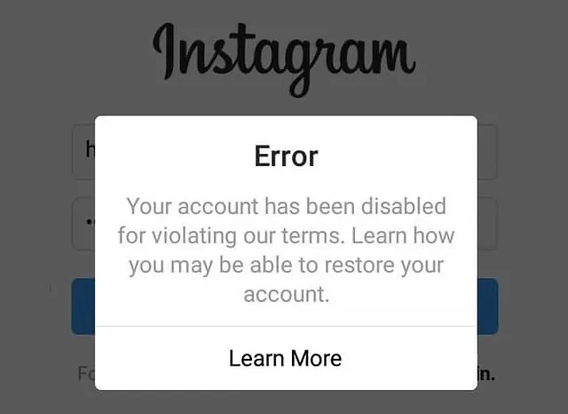 instagram hack for a disabled account